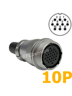 WS28-ZQF-10 ปลั๊กเหล็ก Metal Connector Aviation Plug Weipu Connector WS28 ปลั๊กเหล็ก 28มิล 28mm Metal Connector ปลั๊กเหล็ก Male Female Connectors Socket Aviation Plug คอนเนคเตอร์เหล็ก คอนเนคเตอร์ตัวผู้ตัวเมีย ขั้วไฟฟ้าเเบบเหล็ก