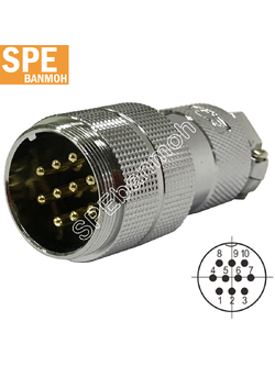 GX30-PW-10 10P ผู้ต่อสาย