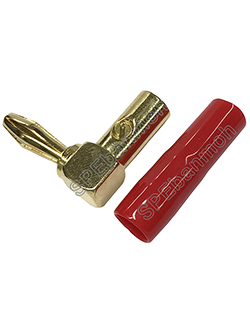 [ 1ชุด/4ชิ้น ] BNN-023 ∅4 mm ปลั๊กกล้วย/บานานา (Banana plug) ชุบทอง N/A