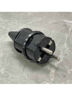 ปลั๊กตัวผู้เยอรมัน และ เต้ารับตัวเมียฝัง เยอรมัน 2 ขา 16A German Style Plug / Flanged Socket (DAKO) DKN012, DKN312