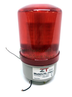 ไฟหมุนพร้อมเสียงไซเรน การทำงาน: รุ่นให้สัญญาณเตือนด้วยแสงและเสียง และรุ่นแสงLEDและเสียง WARNING LIGHT & SIREN (ZT) รุ่น LTE-1101(J), LTE-5103(J), LTE-1121(J), LTE-5181(J), LTE-2071