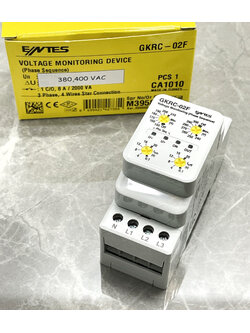 รีเลย์ป้องกันแรงดันไฟตก ไฟเกินมีรุ่นที่ใช้งานได้ทั้งแบบเฟสเดียวและสามเฟส Voltage monitoring device (ENTES) GKRC series, GKRC-M2, GKRC-02, GKRC-02F, GKRC-03F, GKRC-02FA, GKRC-20F