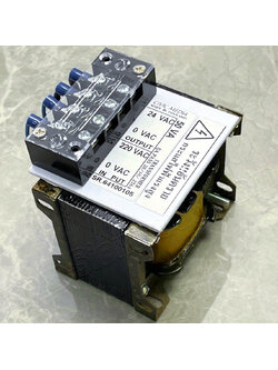 หม้อแปลงไฟฟ้า หม้อแปลงไฟ Electric Transformer Converter ขนาด INPUT : 220VAC to OUTPUT : 24VAC , CAPACITY 50VA