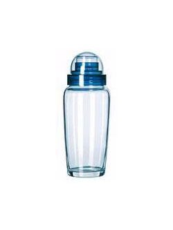 Crystal Shaker with Blue Lid 20.25 oz./ 599 ml (LB-HP974)