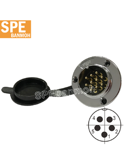 [ 1 ชิ้น ] GX30-PM-05 5P ผู้ติดแท่น