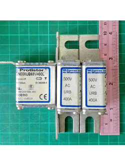 SEMICONDUCTOR PROTECTION FUSES Square-body Protistor Size 000 and 00 aR 500VAC to 690VAC (Ferraz Shawmut, MERSEN)