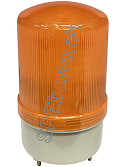 LTE-LED-1081J-03 ไฟหมุน (Rotary light) 4" แบบมีเสียง+ไฟหมุน (Rotate with Sound) LED 12V สีเหลือง