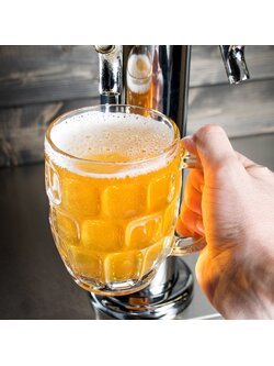 Libbey Dimple Stein Mug Beer Glass 19.25 oz./ 569 ml