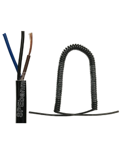 CBS-3C05-L500 สายไฟสปริง 3 คอร์ (Spiral Cable)