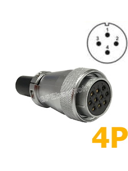 WS28-TQF-4 ปลั๊กเหล็ก Metal Connector Aviation Plug Weipu Connector WS28 ปลั๊กเหล็ก 28มิล 28mm Metal Connector ปลั๊กเหล็ก Male Female Connectors Socket Aviation Plug คอนเนคเตอร์เหล็ก คอนเนคเตอร์ตัวผู้ตัวเมีย ขั้วไฟฟ้าเเบบเหล็ก
