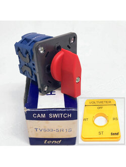 โวลต์มิเตอร์ แอมมิเตอร์ แคมสวิทช์ VOLTMETER/AMMETER CAM SWITCH 48X48 AND 64X64 (TEND) TVS series, TAS series