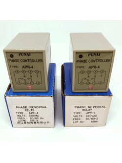 คุมเฟรส เฟสกลับรีเลย์ ตัวกันไฟตก Phase Controller relay (PUNAI) APR-3, APR-4