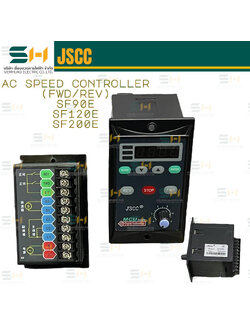 ควบคุมความเร็วมอเตอร์ Speed Motor Controller AC motor (JSCC) รุ่น SF90E (90Watt), SF120E (120Watt), SF200E (200Watt)