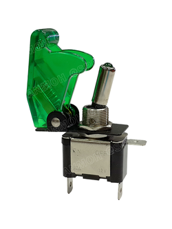 [ 1 ตัว ] ASW-07D เขียว Green สวิทช์เครื่องบิน 12V 12V Toggle Switch ON-OFF 12V 20A สวิทช์เครื่องบิน ทนกระแสไฟสูง ใช้สำหรับไฟ12V สวิท เครื่องบิน 3 ขา แบบโยก เปิด-ปิด 12V เจาะฝัง ทนกระแสสูง 12V20A สวิทโยก มีไฟ สวิทช์ โยก ฝาครอบ