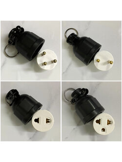 ปลั๊กเสียบเพาเวอร์ ขากลม ขนาด 2ขากลม และ 3ขากลม / ปลั๊กหุ้มยางตัวเมีย ขนาด 2ขา และ 3ขา 16A 250V (BEWON) รุ่น BW-EM03, BW-PW03, BW-PW02, BW-EM02