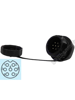 SP16-MM-07 SP16 Connector ผู้ เมีย ต่อสาย ติดแท่น ขั้วต่อผู้เมียกันน้ำ Waterproof Connector Aviation Plug IP68 ขั้วต่อไฟกันน้ำ Male and Female Connector Water Proof ปลั๊กกันน้ำ คอนเนคเตอร์กันน้ำ ขั้วต่อกันน้ำ ขั้วต่อสายไฟกันน้ำ ปลั๊กผู้เมียกันน้ำ