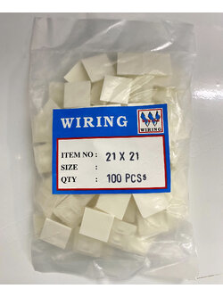 แป้นกาวยึดสาย SELF – ADHESIVE TIE MOUNTS (WIRING) แป้นกาว Self-Adhesive ขนาด 21x21มิล และ ขนาด 28x28มิล