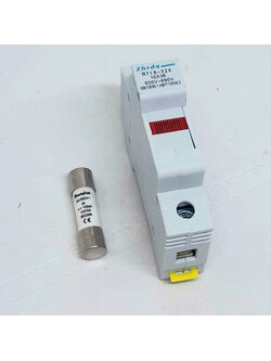 ฐานฟิวส์ล๊อคราง Din Rail Fuse Holder (ZHENGRONG) RT18-32X