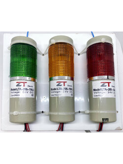 ทาวเวอร์ไลท์ (ไฟเสาตึก) แบบชนิดกลม TOWER LIGHT (ZT) LTA-205-1, LTA-205-2, LTA-205-3 (T-stady burn (ติดค้าง), W-Flash (กระพริบ), J-with buzzer (เสียง) )