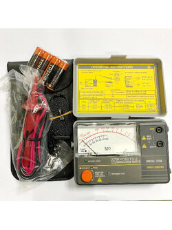เครื่องวัดค่าฉนวนไฟฟ้า เสกลวัดค่าแรงดันไฟ AC, ANALOGUE INSULATION TESTERS รุ่น 3165 500V/1000MΩ, รุ่น 3166 1000V/2000MΩ (KYORITSU)