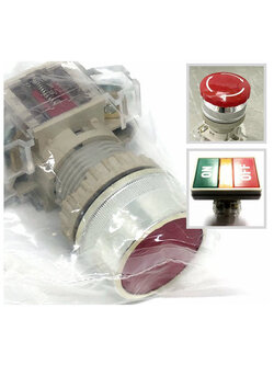 คอนโทรลสวิทช์ (สวิทช์กด, สวิตช์กดดอกเห็ด ) ชนิดกันน้ำ กันน้ำมัน กันฝุ่น T2B series, T3B series, T2PB (TEND) ขนาด 22 mm., 25 mm., 30 mm.