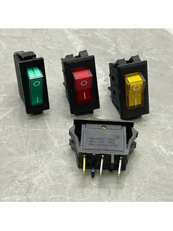 สวิทช์เปิดปิดมีไฟ ทั้วไป Power ON/OFF switch with lamp 220VAC