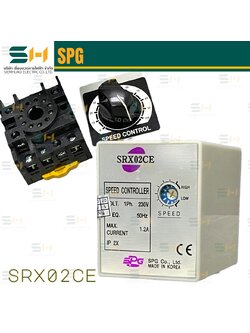เครื่องควบคุมความเร็วมอเตอร์ Speed Controller (SPG) SRX02CE 1Ph 230V