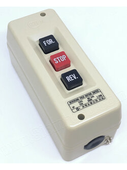สวิทซ์กดจม For-Rev-Stop REVERSING POWER PUSH BUTTON SWITCHES (E-TEN) รุ่น MS-345