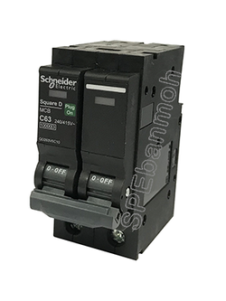 SCH-QO263VSC6T-เบรกเกอร์ Schneider-2P-63A