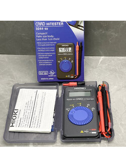 ดิจิตอลมัลติมิเตอร์ แบบพกพา DIGITAL MULTIMETER (HIOKI) 3244-60 (AC/DC 500V)