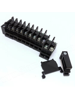 เทอร์มินอลแบบใส่ราง ฝาปิด ฝาตัวกั้นเทอร์มินอล Din Rail Terminal Connector (IDEC) BN-W / BNH-W, BA series