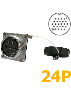 WS28-ZZF-24 ปลั๊กเหล็ก Metal Connector Aviation Plug Weipu Connector WS28 ปลั๊กเหล็ก 28มิล 28mm Metal Connector ปลั๊กเหล็ก Male Female Connectors Socket Aviation Plug คอนเนคเตอร์เหล็ก คอนเนคเตอร์ตัวผู้ตัวเมีย ขั้วไฟฟ้าเเบบเหล็ก