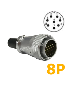 WS28-TQM-8 ปลั๊กเหล็ก Metal Connector Aviation Plug Weipu Connector WS28 ปลั๊กเหล็ก 28มิล 28mm Metal Connector ปลั๊กเหล็ก Male Female Connectors Socket Aviation Plug คอนเนคเตอร์เหล็ก คอนเนคเตอร์ตัวผู้ตัวเมีย ขั้วไฟฟ้าเเบบเหล็ก