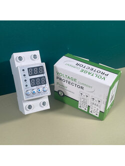 อุปกรณ์ป้องกันไฟตก ไฟเกิน AC 220V 63A over voltage and under voltage protection device (PNC) VA-PROTECTOR, AVP-63