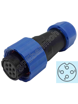 SP16-FWB-04 Connector ผู้ เมีย ต่อสาย ติดแท่น ขั้วต่อผู้เมียกันน้ำ Waterproof Connector Aviation Plug IP68 ขั้วต่อไฟกันน้ำ Male and Female Connector Water Proof ปลั๊กกันน้ำ คอนเนคเตอร์กันน้ำ ขั้วต่อกันน้ำ ขั้วต่อสายไฟกันน้ำ ปลั๊กผู้เมียกันน้ำ