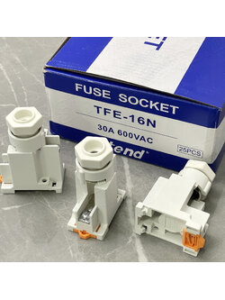 ฟิวส์หน้าปัดดำ ลูกฟิวล์กระบอก ฐานฟิวส์บล๊อกมีไฟโช FUSE BASE and FUSE (TEND) รุ่น TFB series, TFE series, TFBR series, TFU series