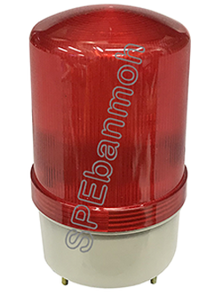 LTE-LED-1081J-03 ไฟหมุน (Rotary light) 4" แบบมีเสียง+ไฟหมุน (Rotate with Sound) LED 12V สีแดง