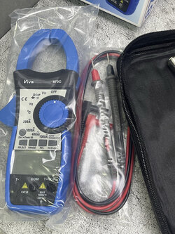 แคลมป์มิเตอร์แบบดิจิตอล Digital clamp meter (Viva) 870C