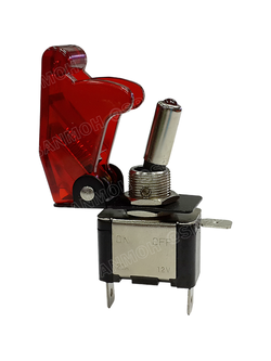 [ 1 ตัว ] ASW-07D แดง Red สวิทช์เครื่องบิน 12V 12V Toggle Switch ON-OFF 12V 20A สวิทช์เครื่องบิน ทนกระแสไฟสูง ใช้สำหรับไฟ12V สวิท เครื่องบิน 3 ขา แบบโยก เปิด-ปิด 12V เจาะฝัง ทนกระแสสูง 12V20A สวิทโยก มีไฟ สวิทช์ โยก ฝาครอบ