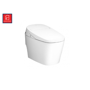 C10257 Cotto ออพติมัม Hyg. สุขภัณฑ์อัตโนมัติ 4.8 L. (ชนิดท่อลงพื้น) สีขาว