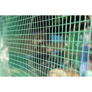 ตาข่ายสี่เหลี่ยมลวดหุ้มพลาสติกสีเขียว