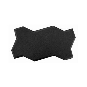 อิฐตัวหนอน สีดำ ขนาด 22.5x11.5x6 ซม.