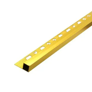 คิ้วอลูมิเนียมTAG131แบบเหลี่ยม 1.3 ซม. ยาว 2.0 เมตร สีทอง