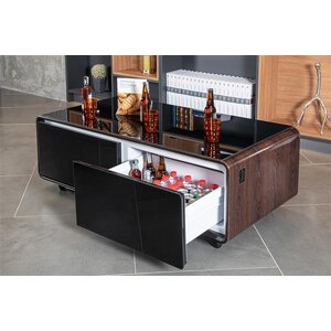 Hafele Smart Table Fridge โต๊ะกลาง ตู้เย็นร้องเพลงได้ นวัตกรรมเพื่อชีวิตที่สุนทรีอย่างมีสไตล์ Hafele โต๊ะกลาง ตู้เย็นร้องเพลงได้ นวัตกรรมเพื่อชีวิตที่สุนทรีอย่างมีสไตล์ ดำ-น้ำตาล