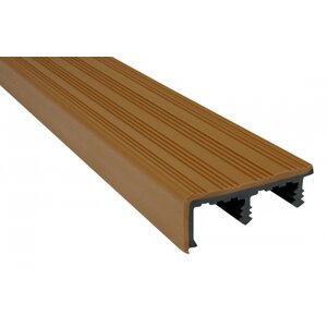 จมูกบันไดจระเข้ พลัส ไมโครแบน KSNM15-65 ความยาว 1.50 เมตรสีอิฐดินเผา