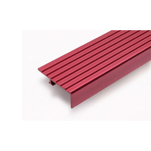 จมูกบันไดอลูมิเนียม 6 ร่อง INFINITE (ชนิดมีขา) ชุบสี รุ่น SI-6L ขนาด 2 นิ้ว (ราคาสินค้า/เมตร)