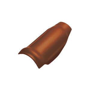 ครอบโค้งตะเข้ตราช้างสีเปลือกมังคุด