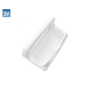 Coral ที่ใส่สบู่ดีไซน์ราวจับขนาด 6x12 รุ่น448 สีขาว