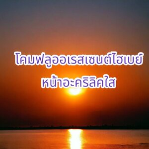 โคมฟลูออเรสเซนต์ไฮเบย์ หน้าอะคริลิคใส