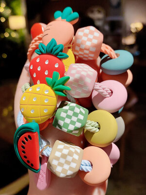 RUB-004 ยางรัดผมแฟชั่นสไตล์เกาหลี (มี 4 แบบให้เลือก)